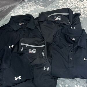 Lot of Men’s Under Armour Polo shirts (qty 5)